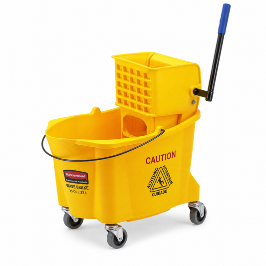 Mop Bucket and Wringer Combo – 35qt