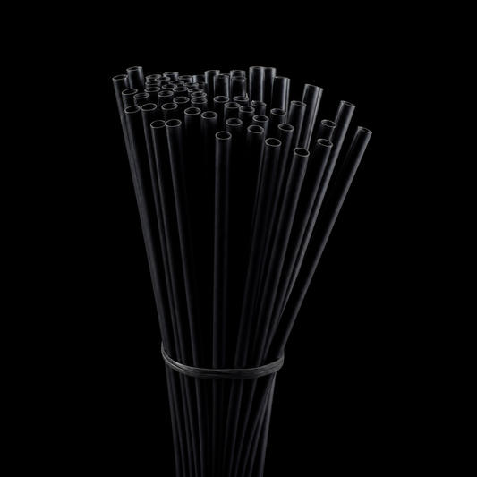 Black Cocktail Straws – 500 Count