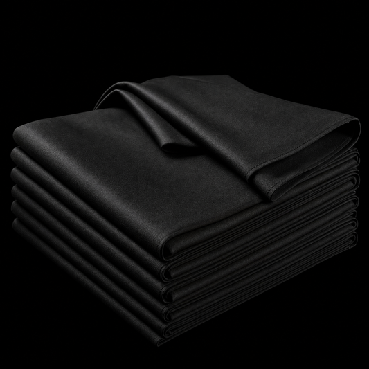 Black Tablecloths 60 by 120 – 10 Count